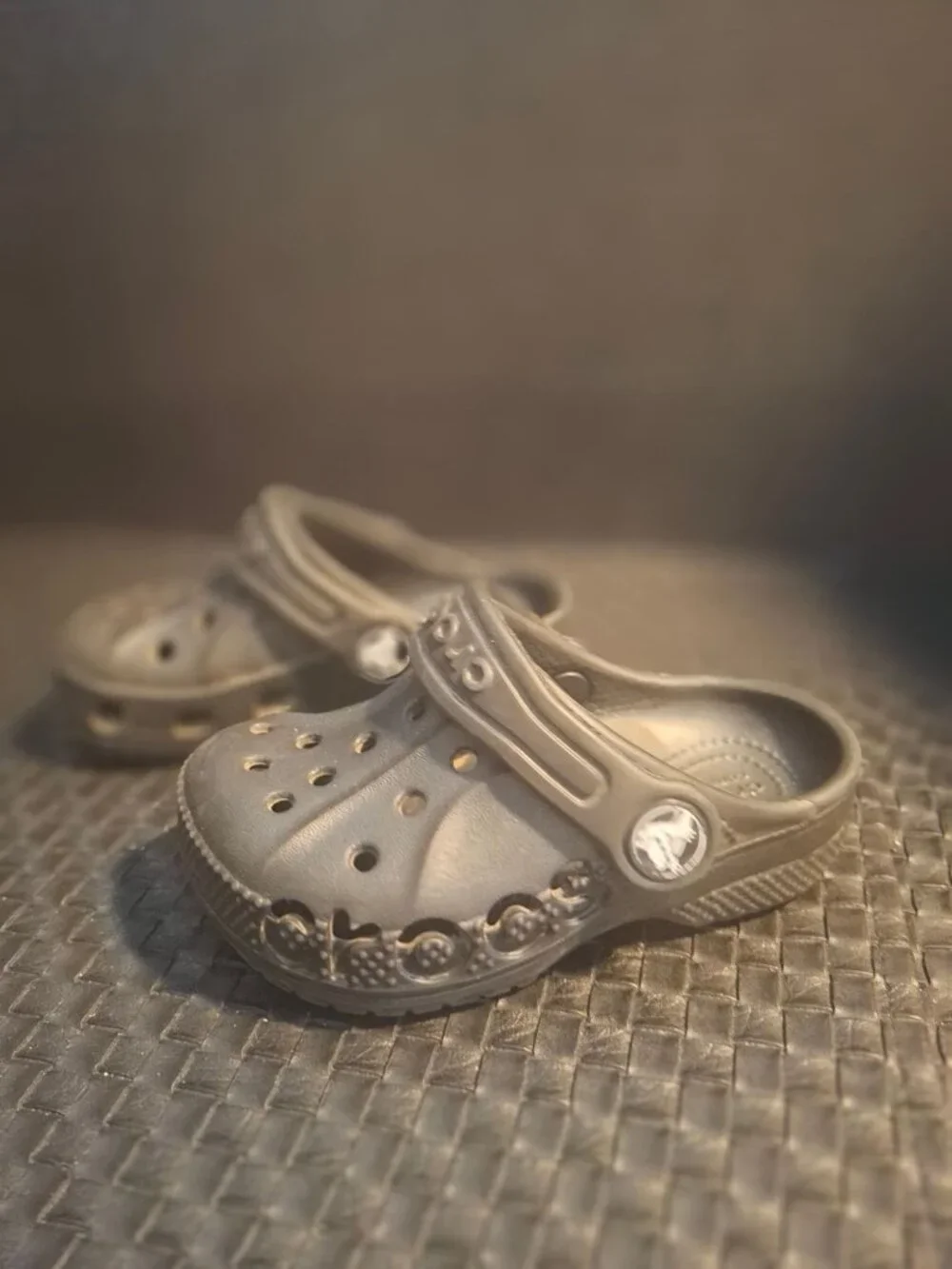 Kids Classic Black Crocs Size 6C With Updated Side Design.*SH6